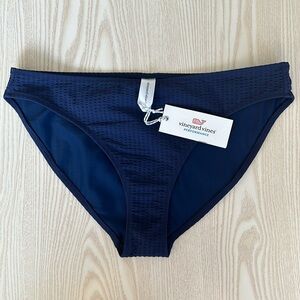 VINEYARD VINES SWIM BIKINI BOTTOM NAVY BLUE